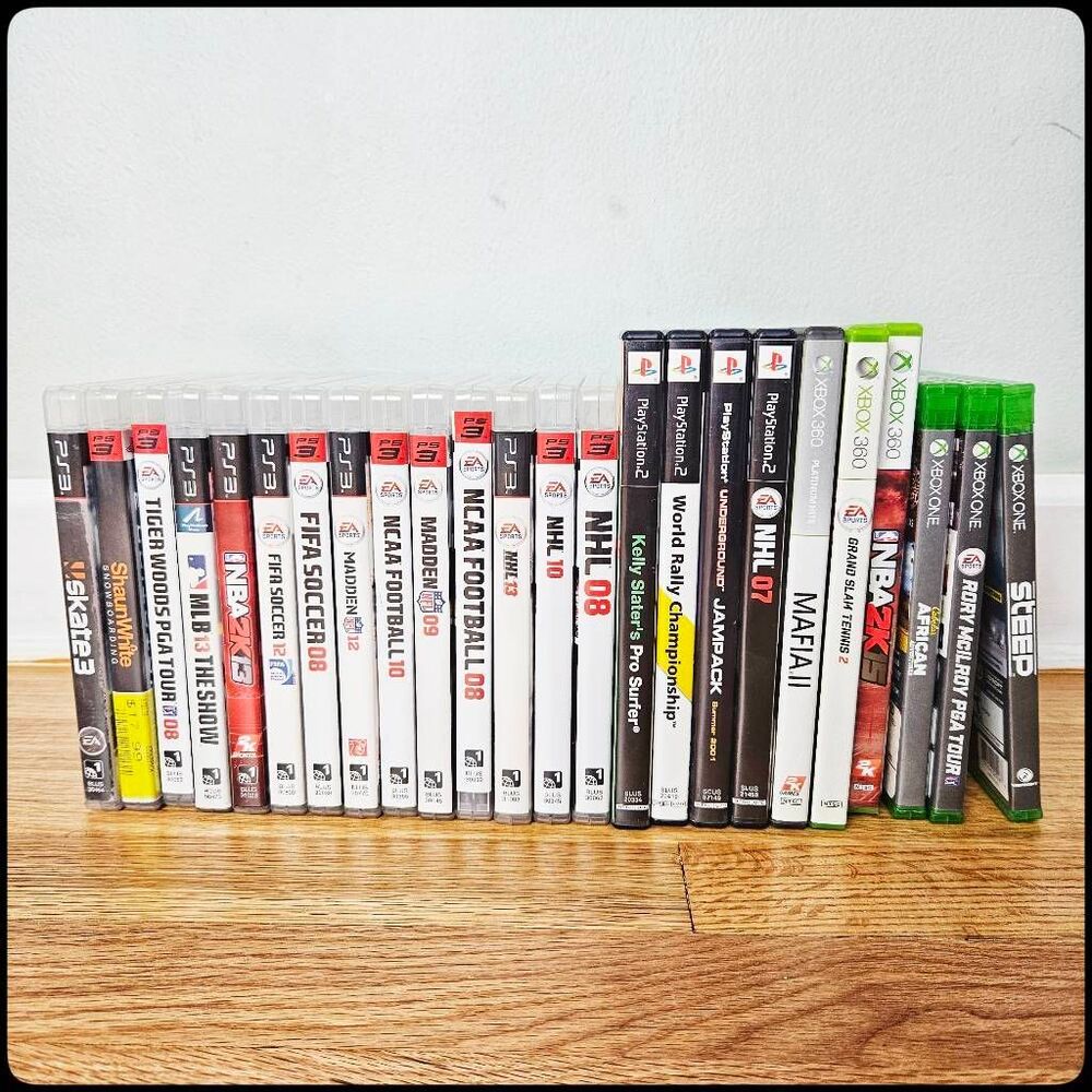 PLAYSTATION & XBOX Video Game Bundle (25 Games)